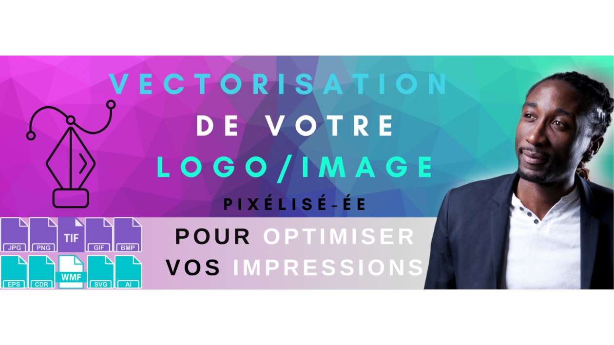 Je vais réaliser la vectorisation / retraçage de votre logo / image ...