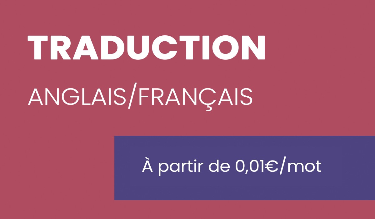 Je vais traduire un document de l'anglais vers le français (ou français