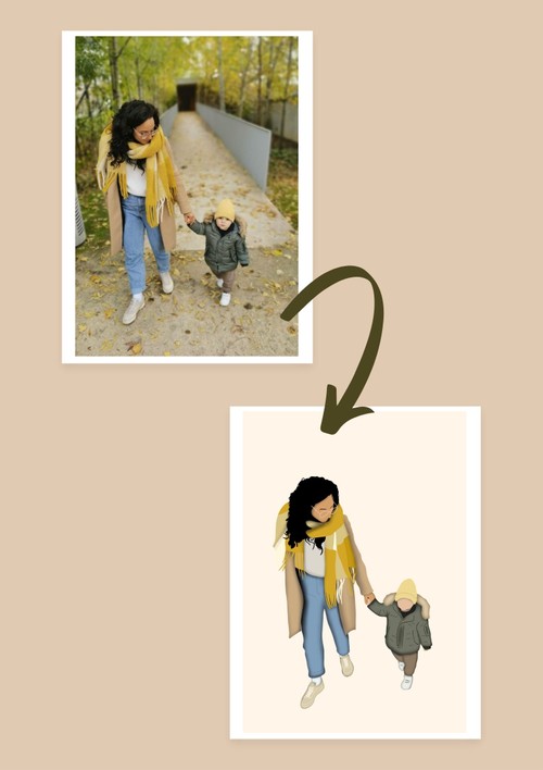 Je vais réaliser une illustration à partir de ta photo préférée par Karaah_