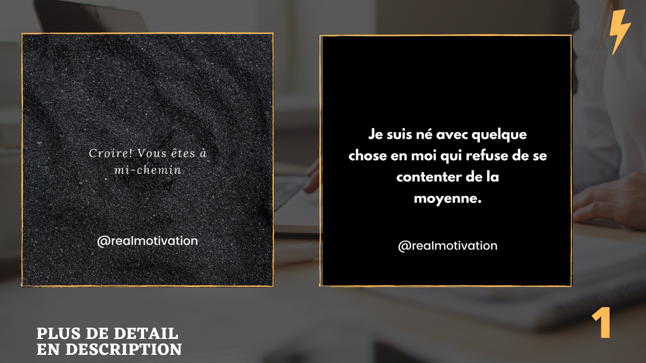 Je vais t'envoyer 3 templates citations de post Instagram en Canva réutilisable à vos couleurs