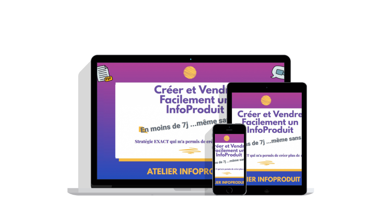 Je vais montrer comment créer et vendre des infoproduits en 7 jours sans idée