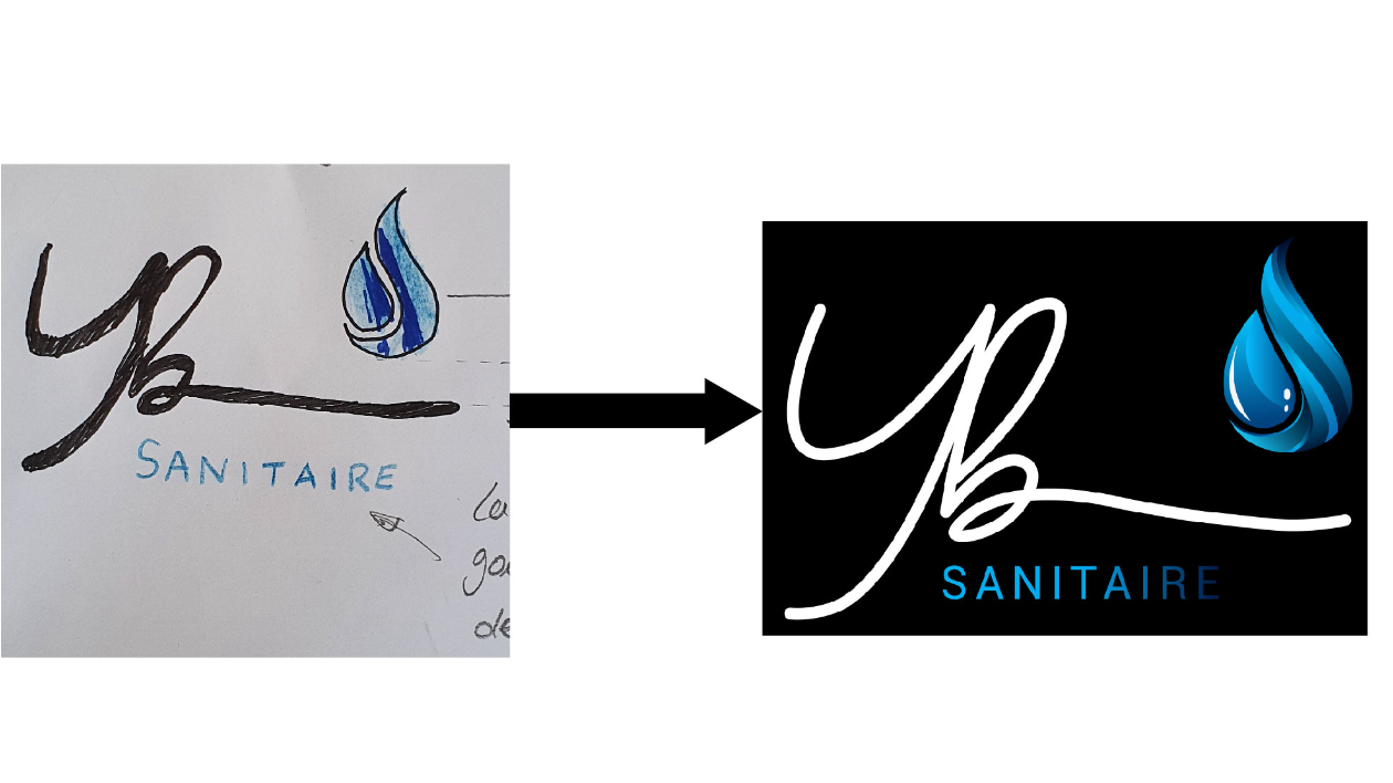 Je vais refaire, modifier votre logo en logo professionnel par Logo54