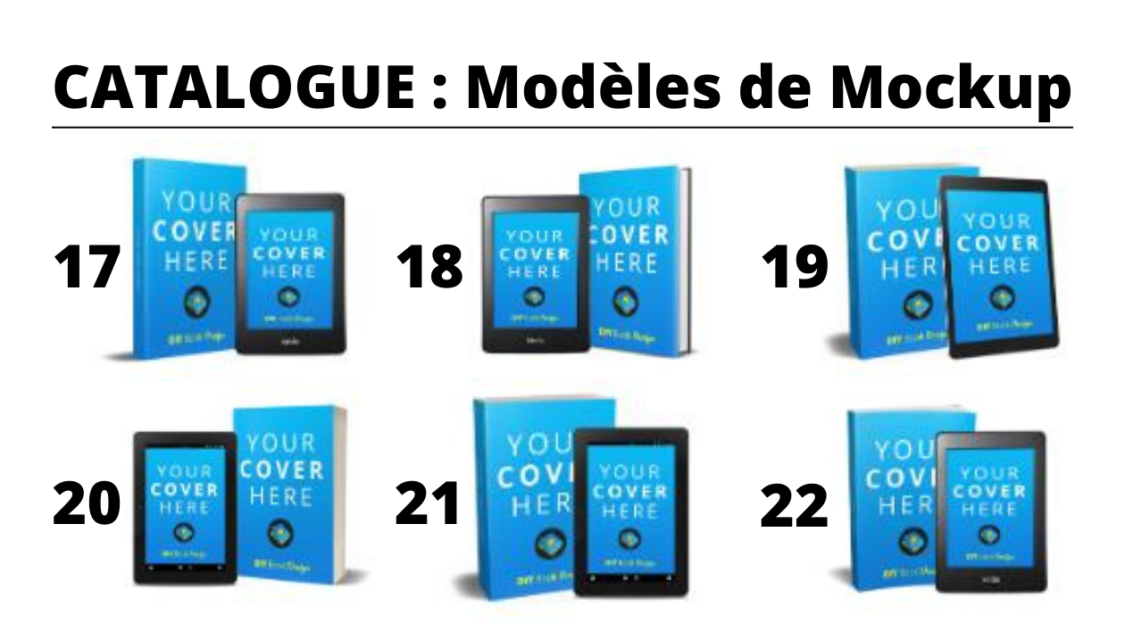 Je vais créer le mockup ou couverture 3D de votre livre, ebook, logiciel, formation