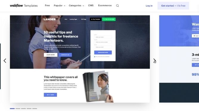 Je vais réaliser votre site internet avec WEBFLOW