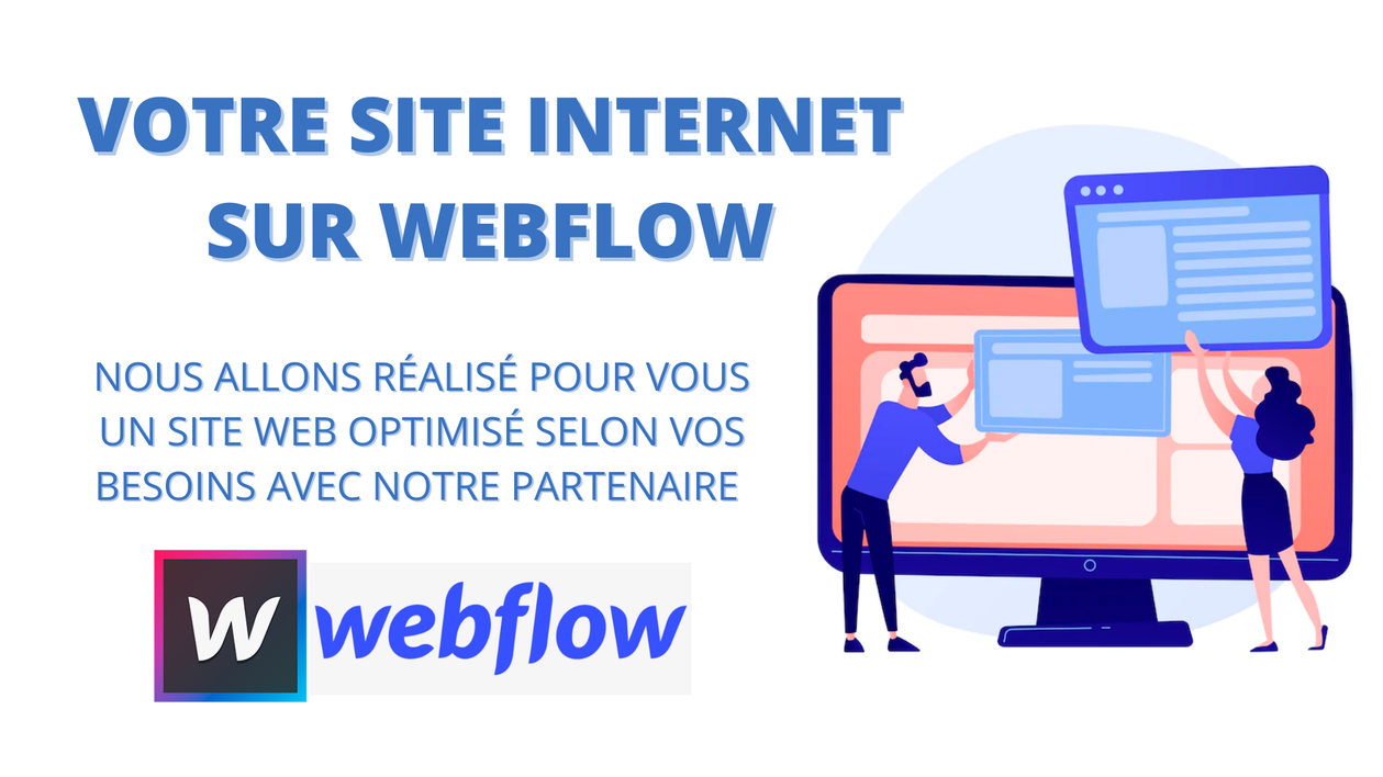 Je vais réaliser votre site internet avec WEBFLOW