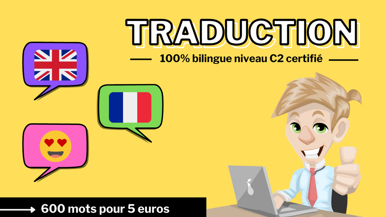 Je vais traduire votre texte de l'anglais vers le français (et