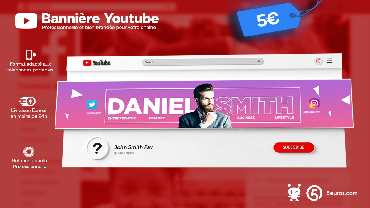 I will créer la bannière YouTube parfaite pour votre chaîne by kkoredigital