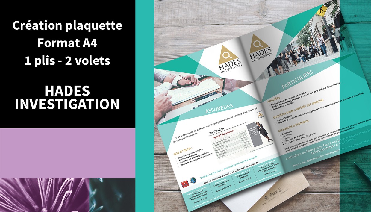 Je vais créer votre plaquette commerciale / dépliant