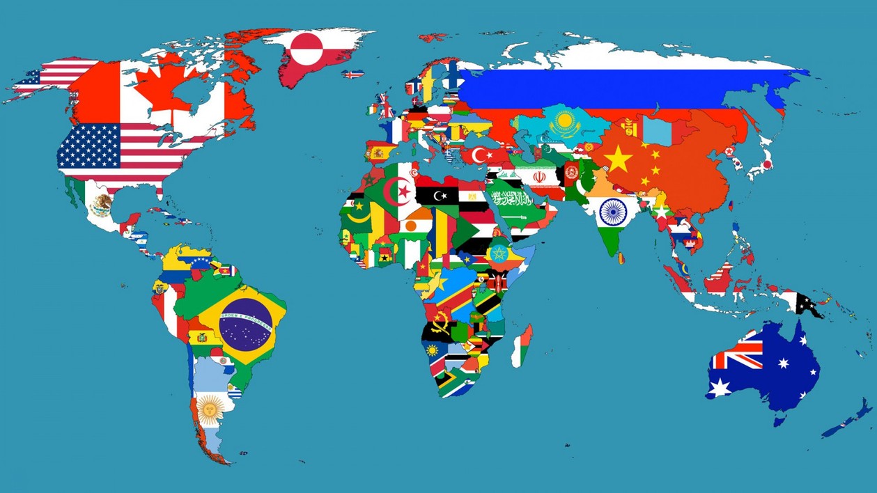 Drapeaux du monde, drapeaux des pays du monde