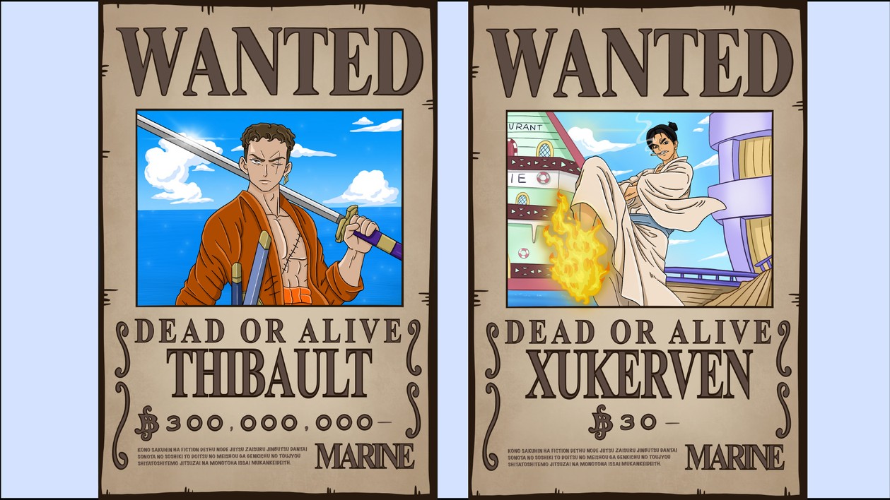Je vais créer votre affiche One Piece personnalisée par Drawties