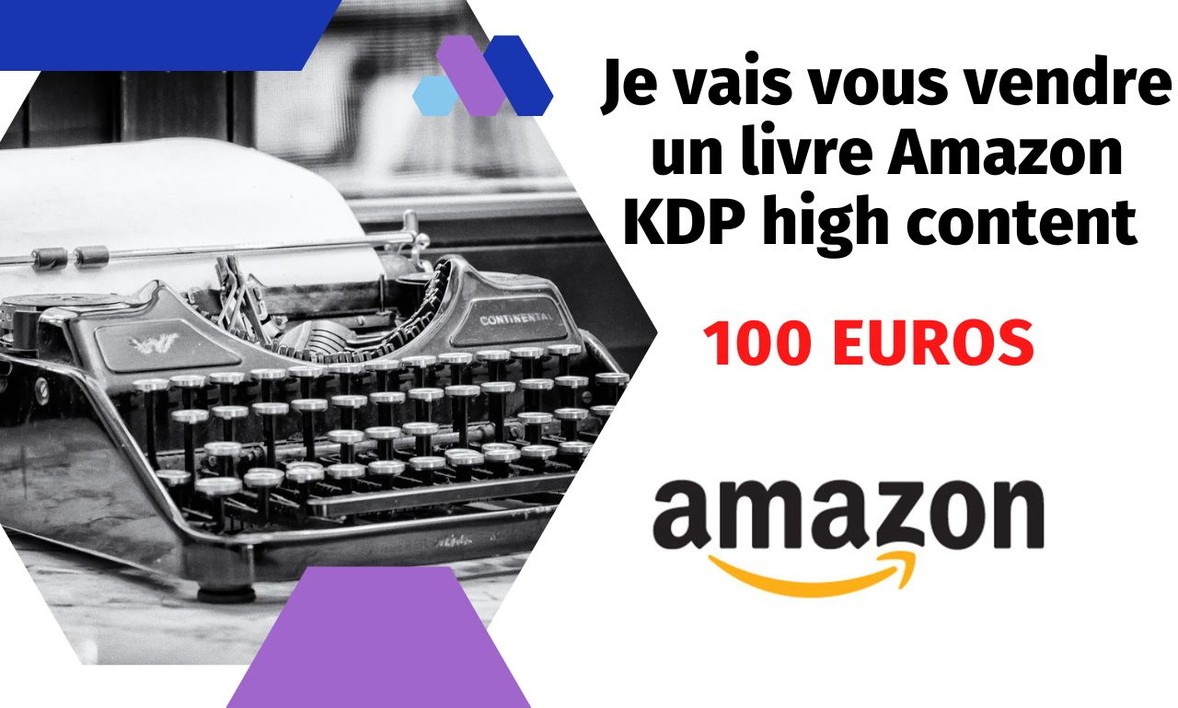Je vais vous vendre un livre Amazon KDP high content unique prêt à être publié dans une niche