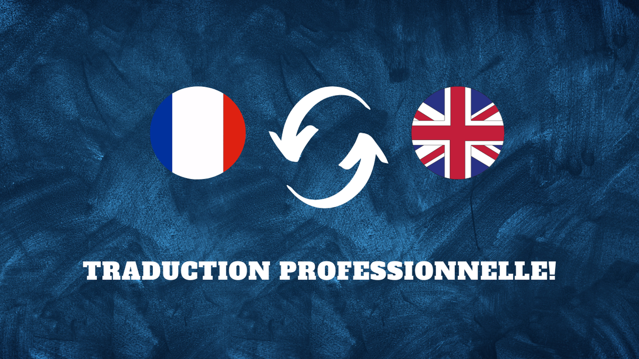 Je vais réaliser votre traduction francais/anglais par Santiag08