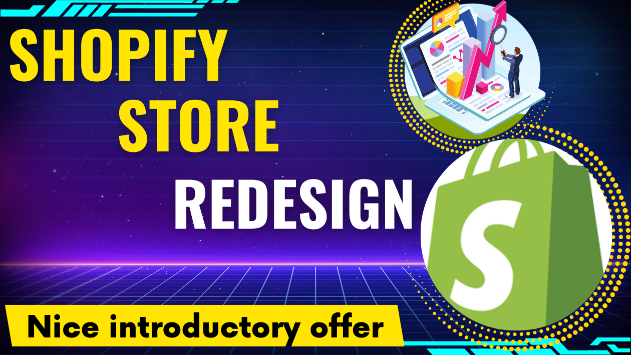 I will redesign your shopify store