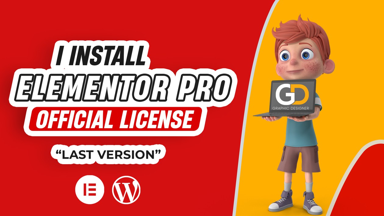 I will install Elementor Pro for WordPress the official version