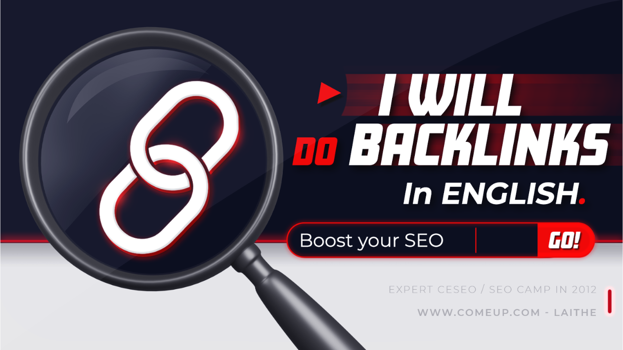 I will improve seo ranking with high quality backlinks in English