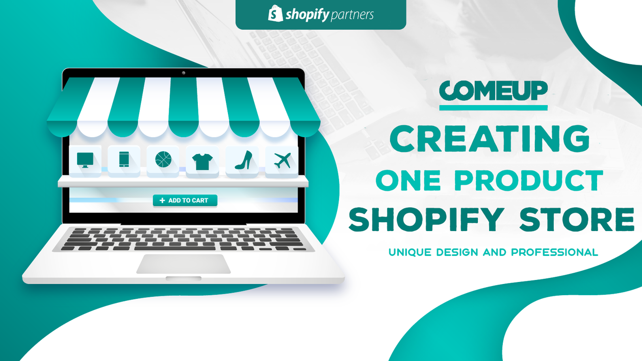 I will create your one product Shopify store