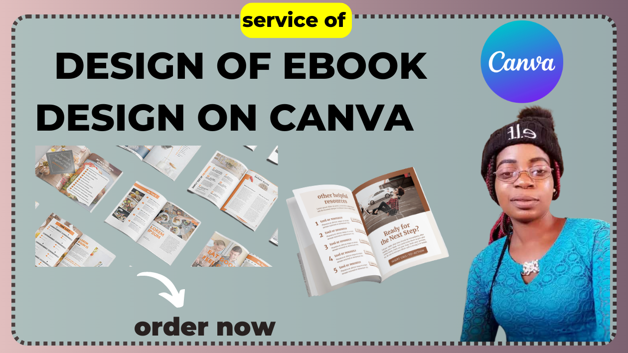 I will design your ebooks on canva