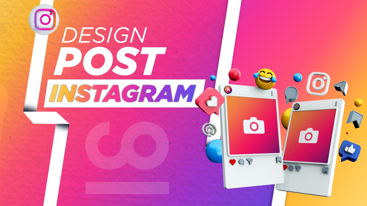 I will create the graphic design for an Instagram post for your IG feed