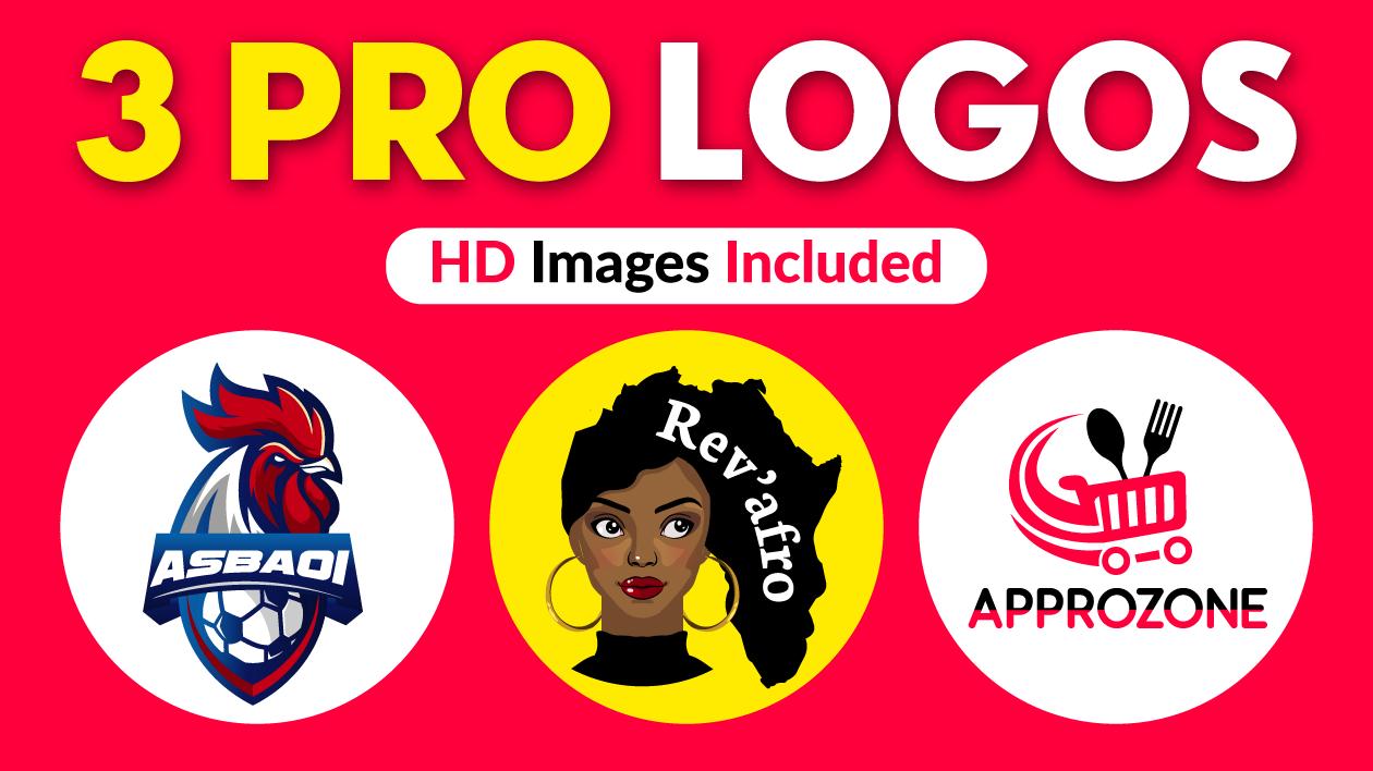 I will design 3 professional logos, a unique logo for your branding