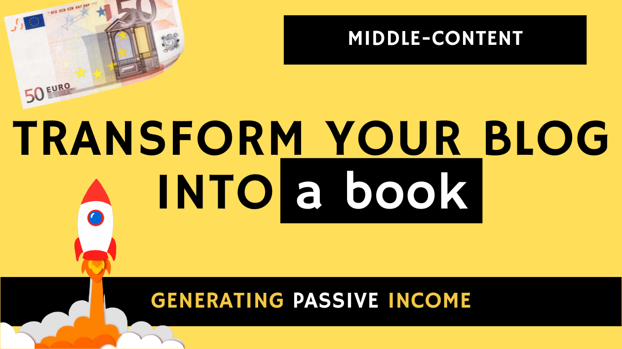 I will transform your blog into a book or Ebook