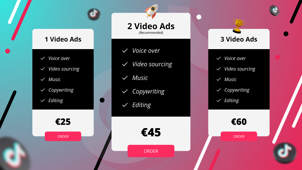 I will create dropshipping video ads for tiktok within 24 hours
