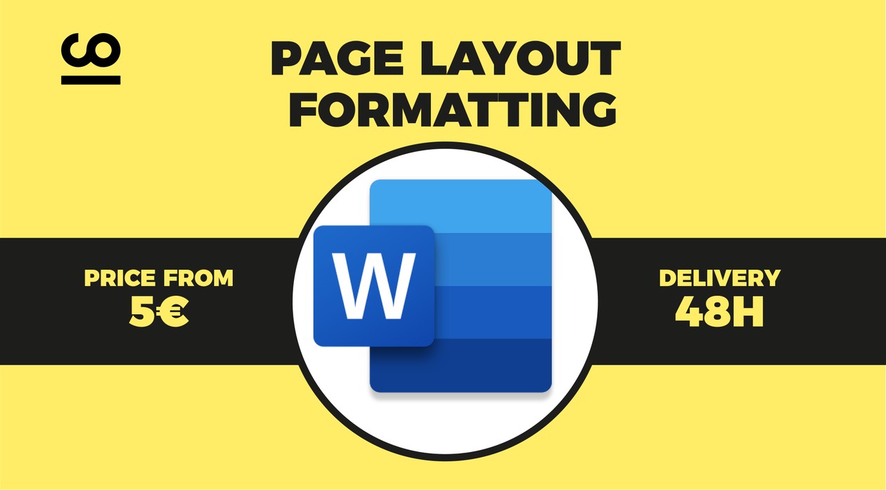 I will make the layout/format of your document