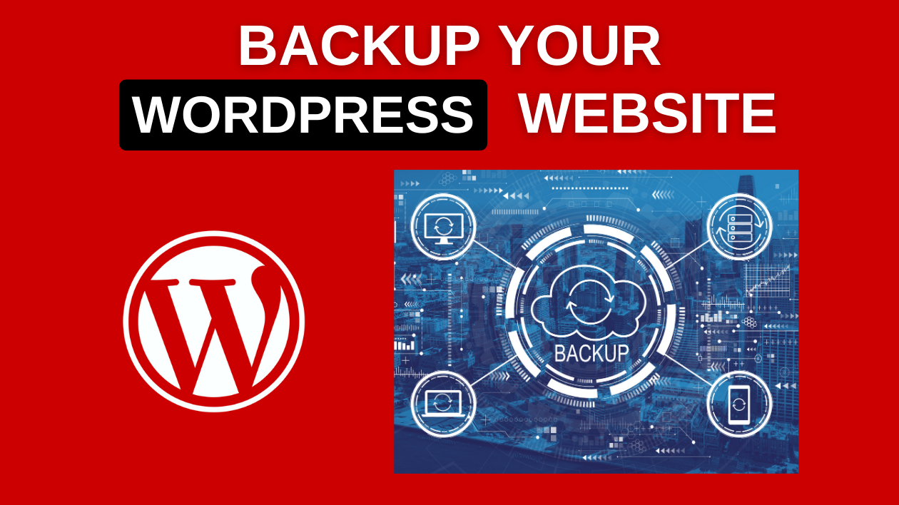 I will create a backup of your WordPress website