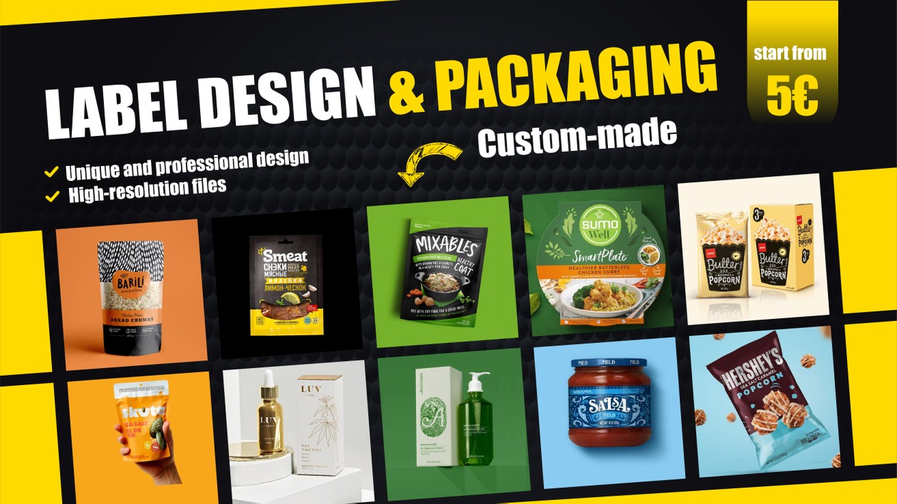 I will design a great product label or packaging design for you