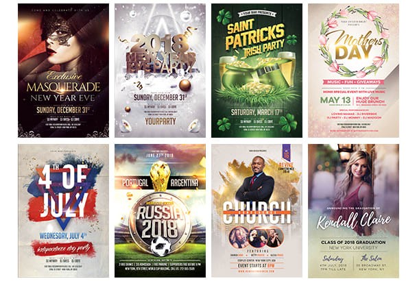 I will design your personalized flyer, poster and high-end visual