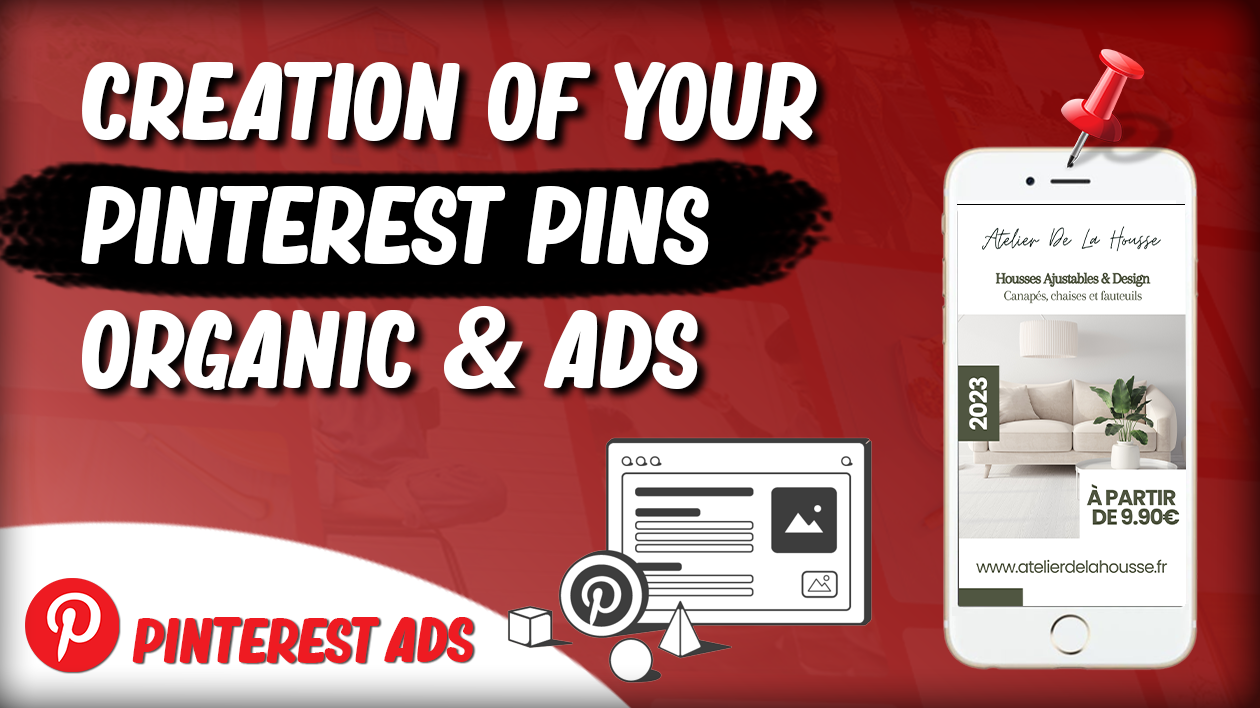 I will create your Organic and Ads Pinterest pins