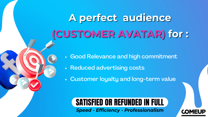 I will analyze and define your tailor-made customer avatar that sells