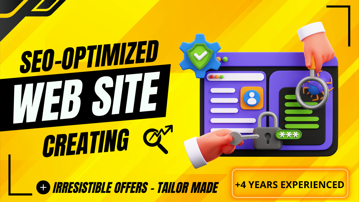 I will create your custom and turnkey website
