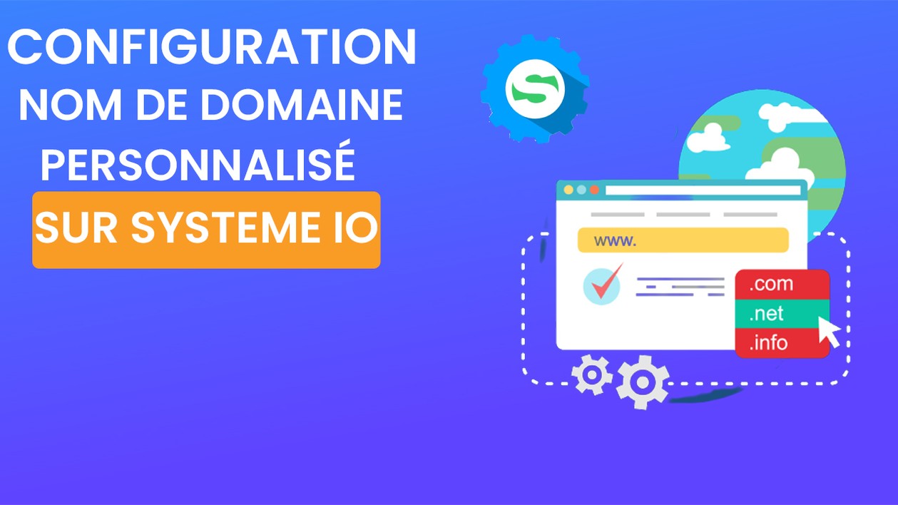 Je vais configurer votre nom de domaine personnalisé sur système io par
