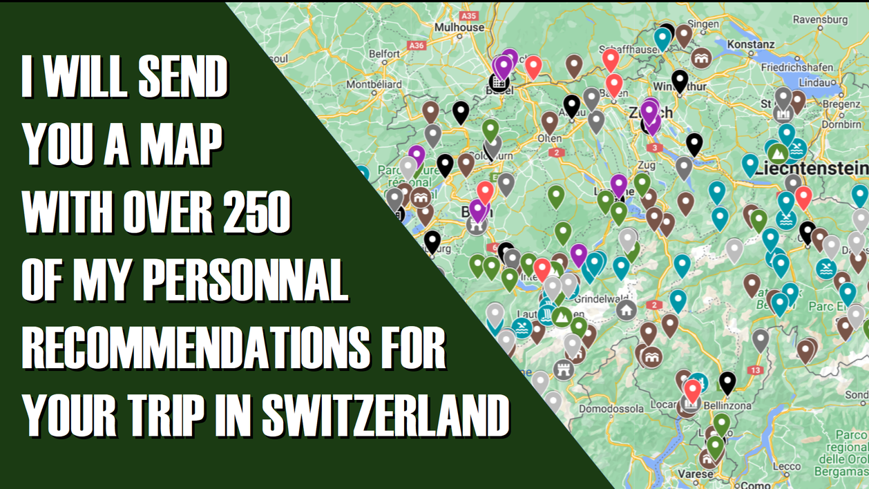I will share with you all my recommendations for your trip in Switzerland