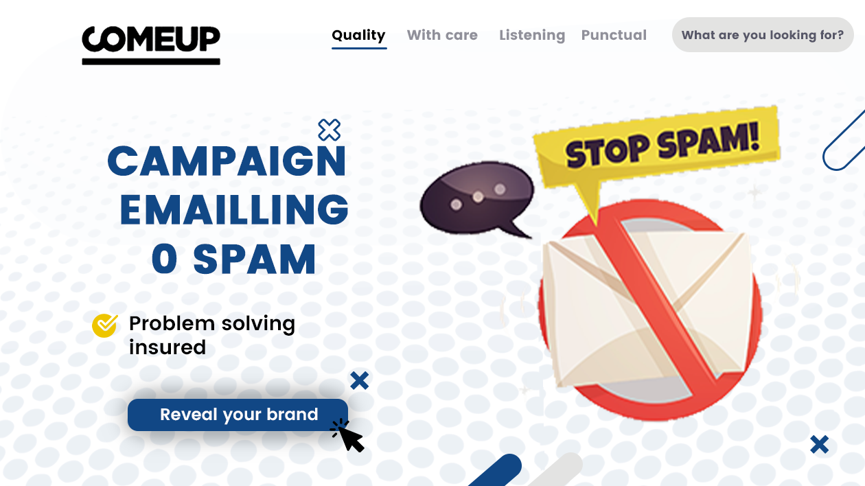 I will solve the SPAM reception of your emailing campaigns with Mailchimp