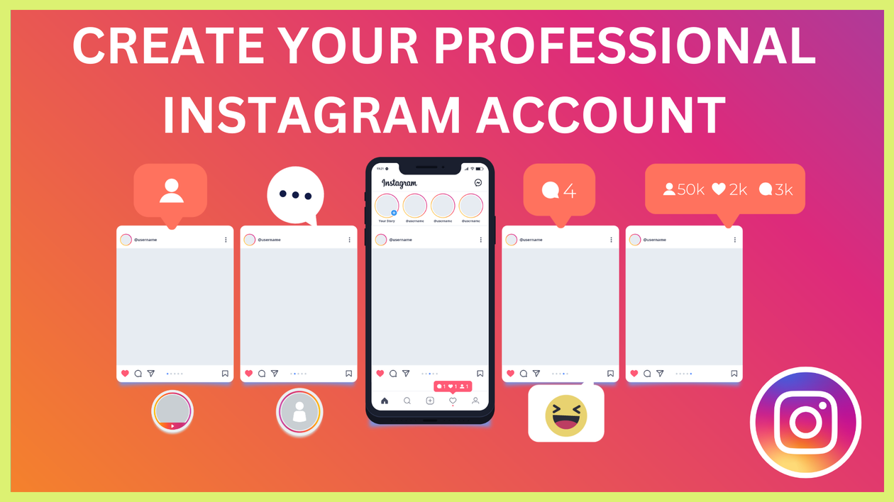 I will create and optimize your professional Instagram account