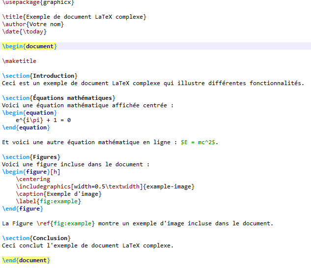 Je vais saisir une page en latex par GOHOUEDEA