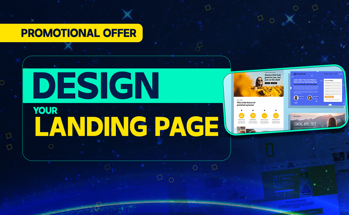 I will design your landing page