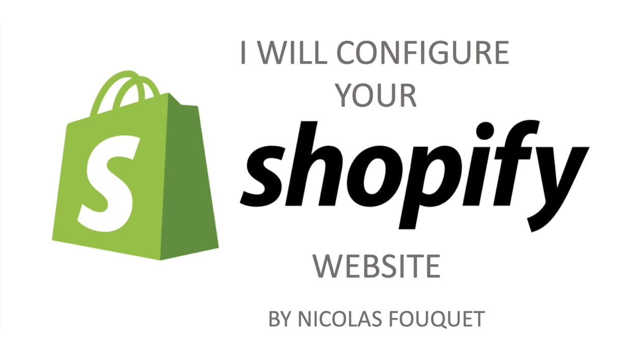 I will configure your Shopify website