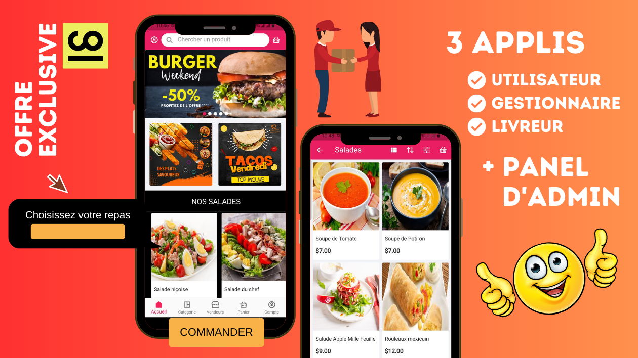 EatSelf: Création site pour restaurant - Commande en ligne