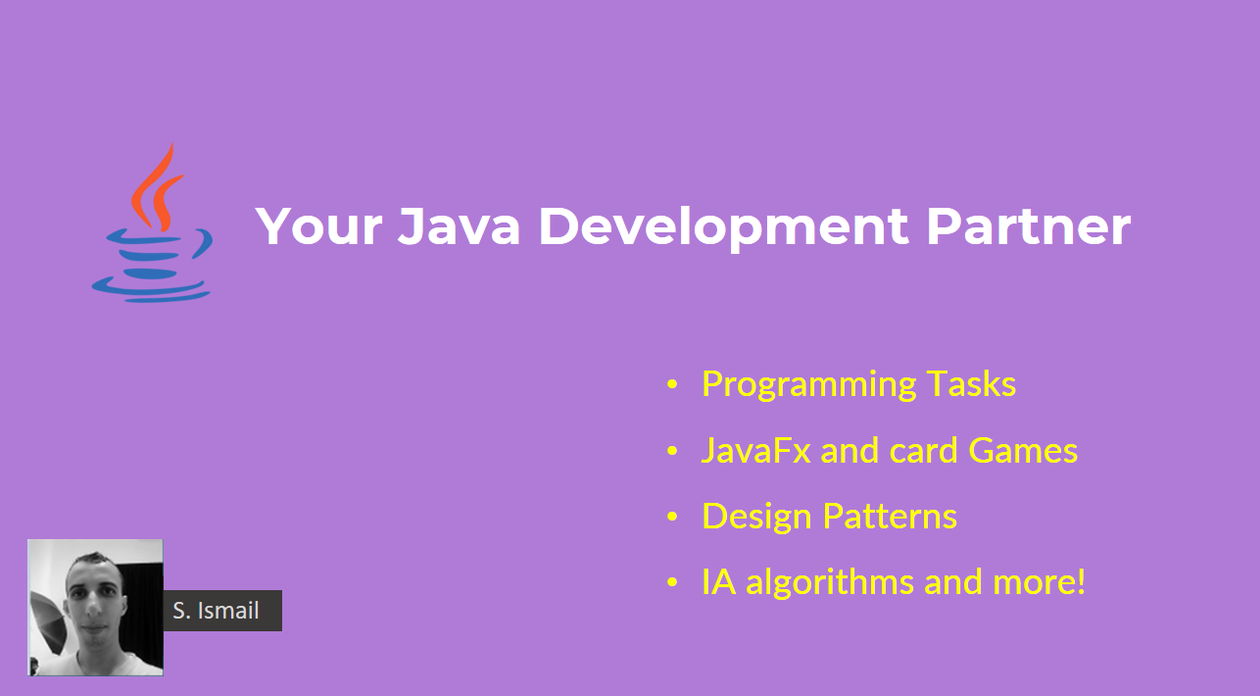 I will do java project or task