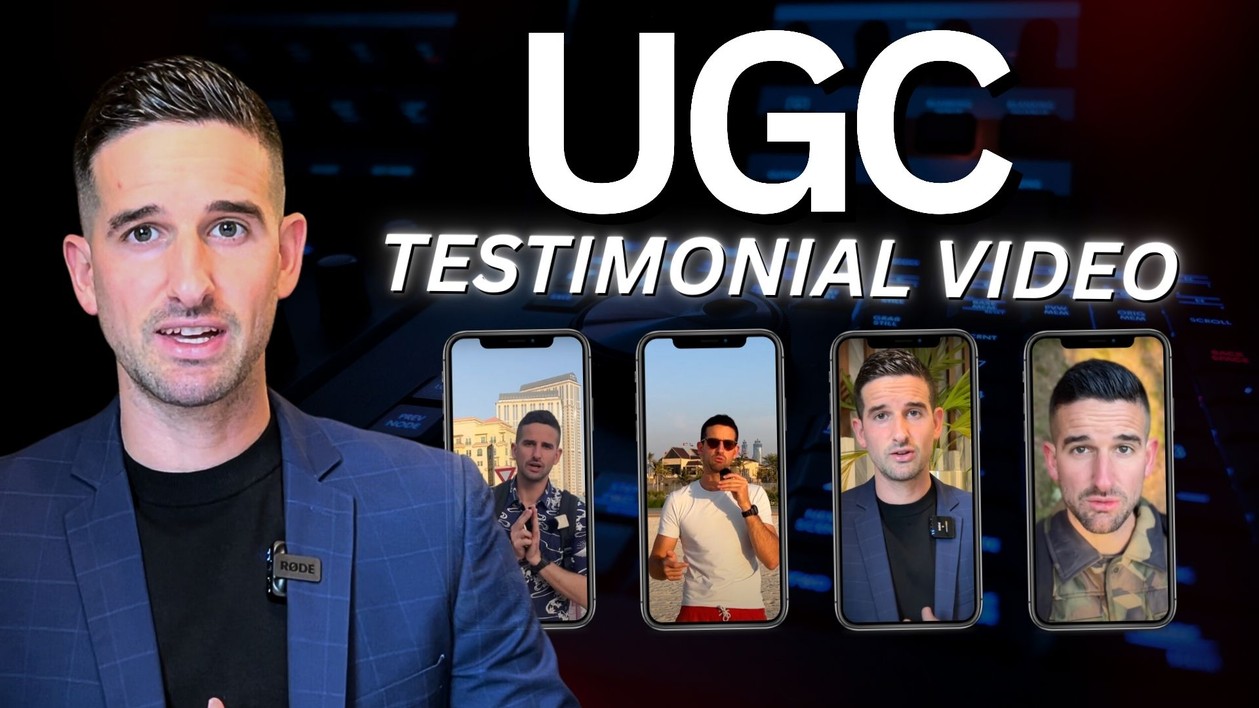 I will create your UGC customer testimonial video