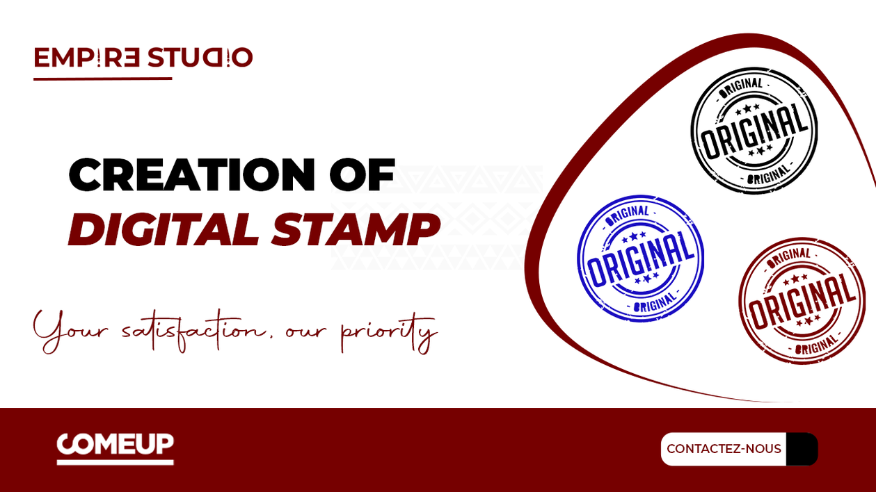 I will make your digital stamp/stamp by Empire_Studio