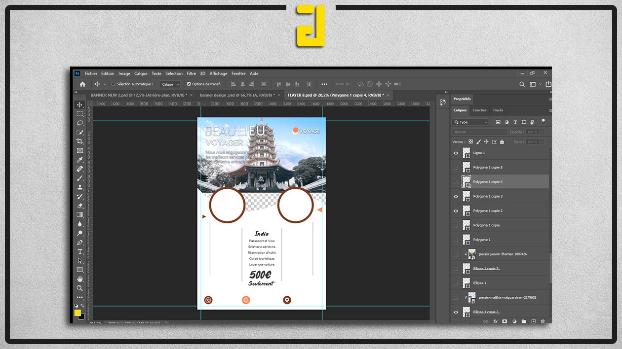 Je vais concevoir votre flyer ou affiche créatif et de haute qualité