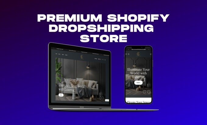 I will craft and personalize a top-tier Shopify dropshipping store for your business
