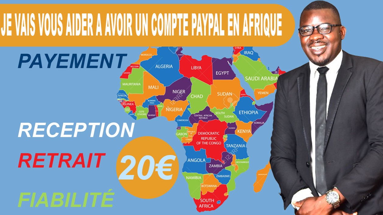Je vais t'aider a créer un compte PayPal pro ou particulier si tu vies en Afrique