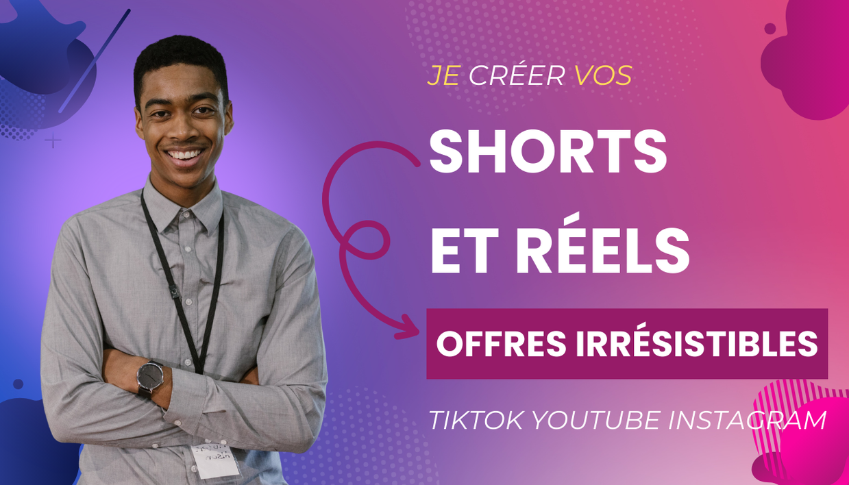 Je vais monter vos vidéos shorts TikTok / YouTube Short/ Réels