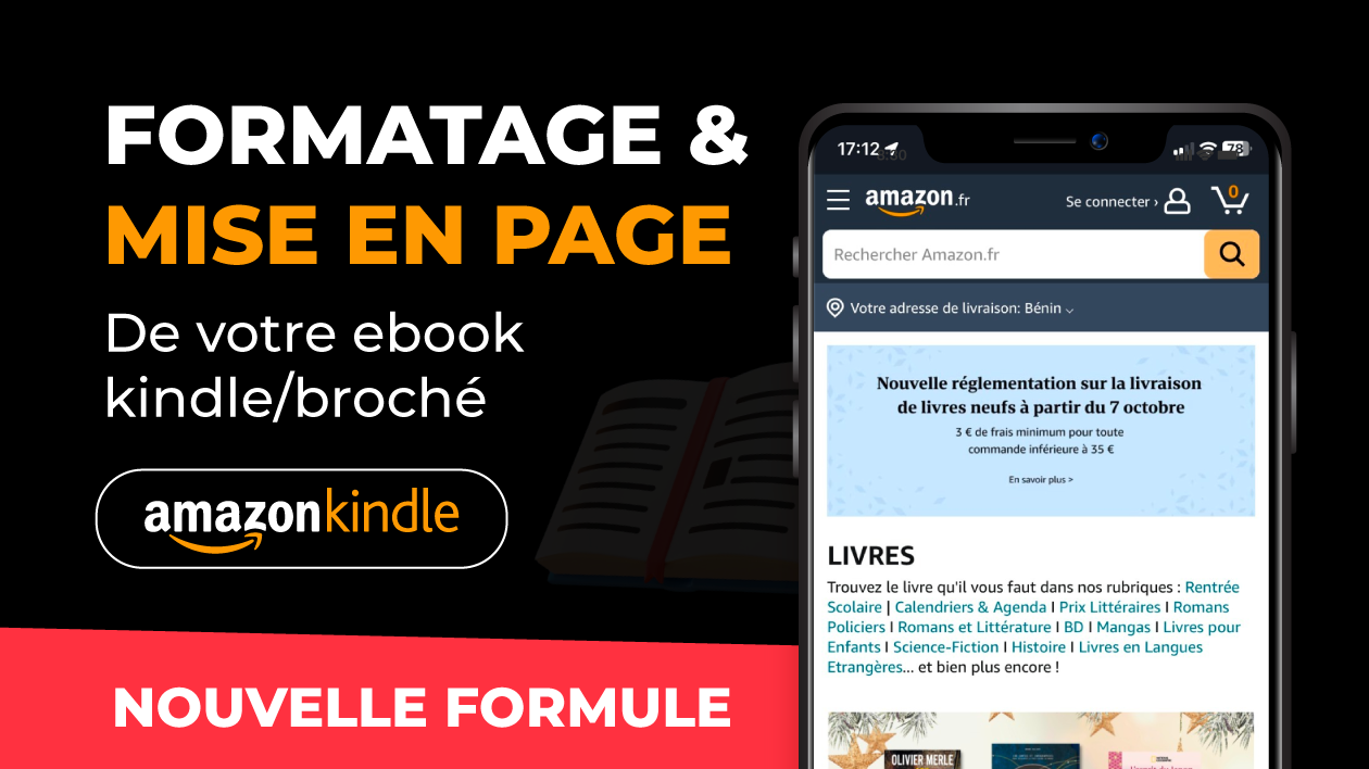 Je vais formater votre ebook Kindle/broché Amazon KDP et le mettre en page par Jarod_MD