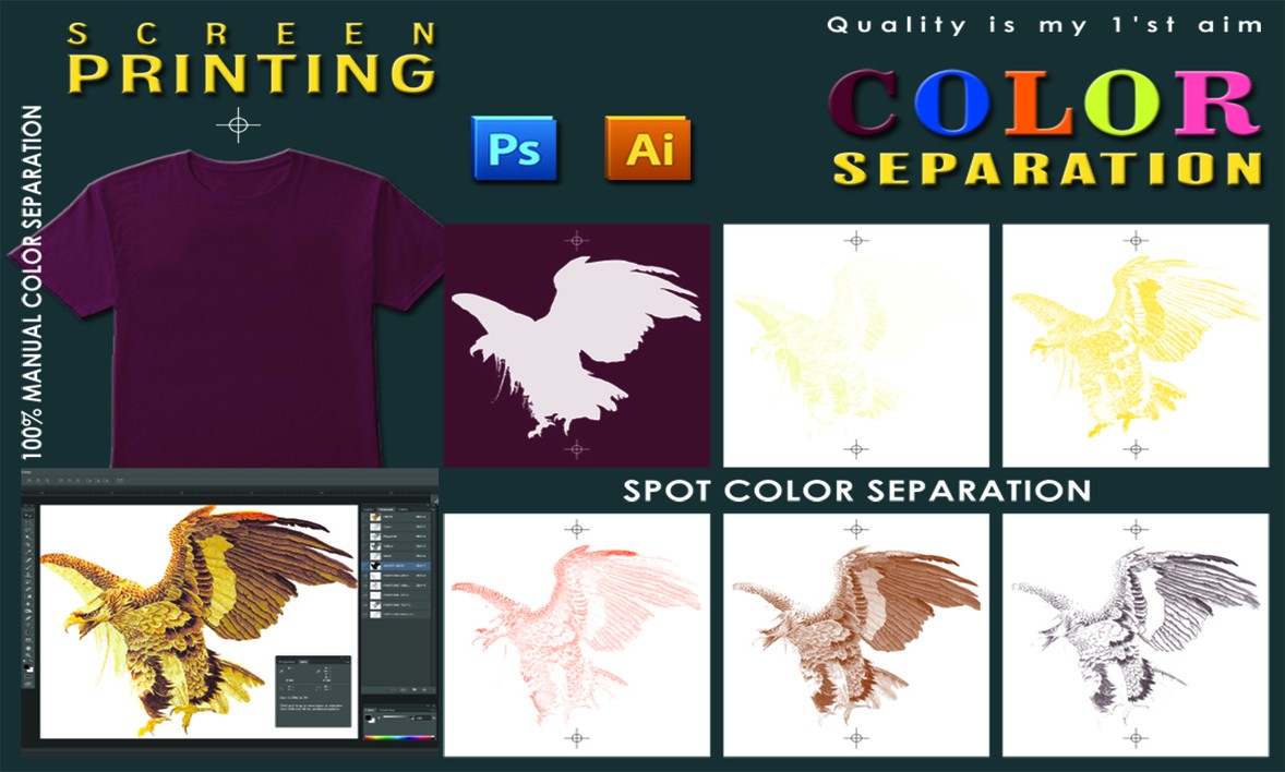 Color separation outlet