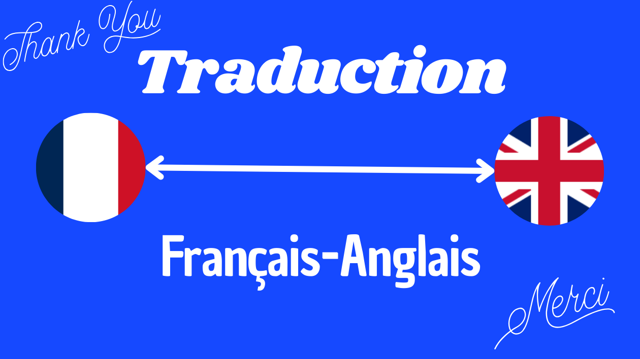 Traduction store texte anglais